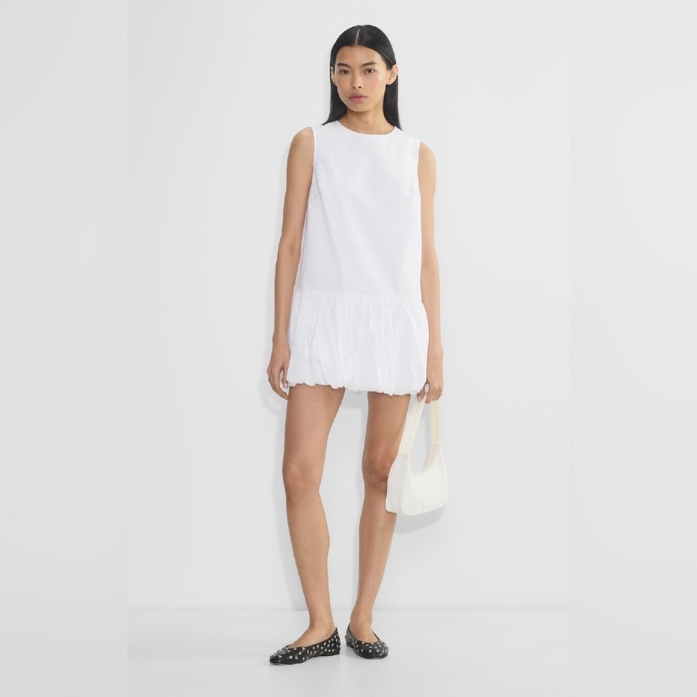 Aritzia White Sleeveless Mini Dress